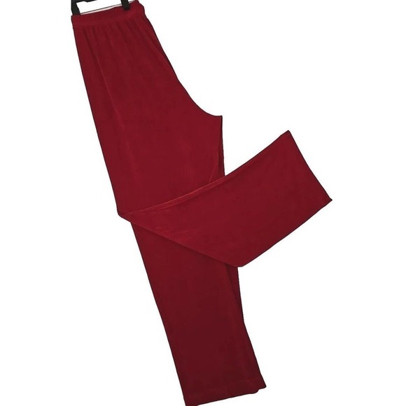 Drapers & Damons ~Woman Size XL~ Red Pull On Pants Slinky Elastic Waist. - Picture 10 of 12